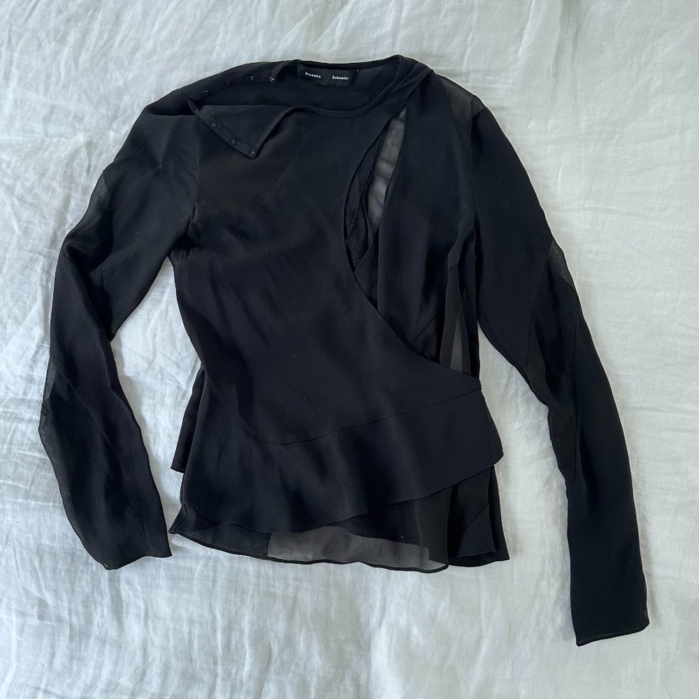 PROENZA SCHOULER SILK BLOUSE